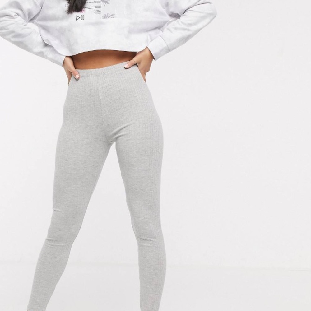 ASOS Design Ribbed Leggings